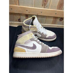 Nike Jordan 1 Mid SE Craft Taupe Haze Tan Beige DM9652-102 Sneakers Mens 10.5